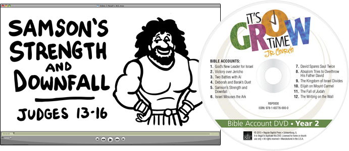 It's Grow Time - Year 1 Bible Account DVD